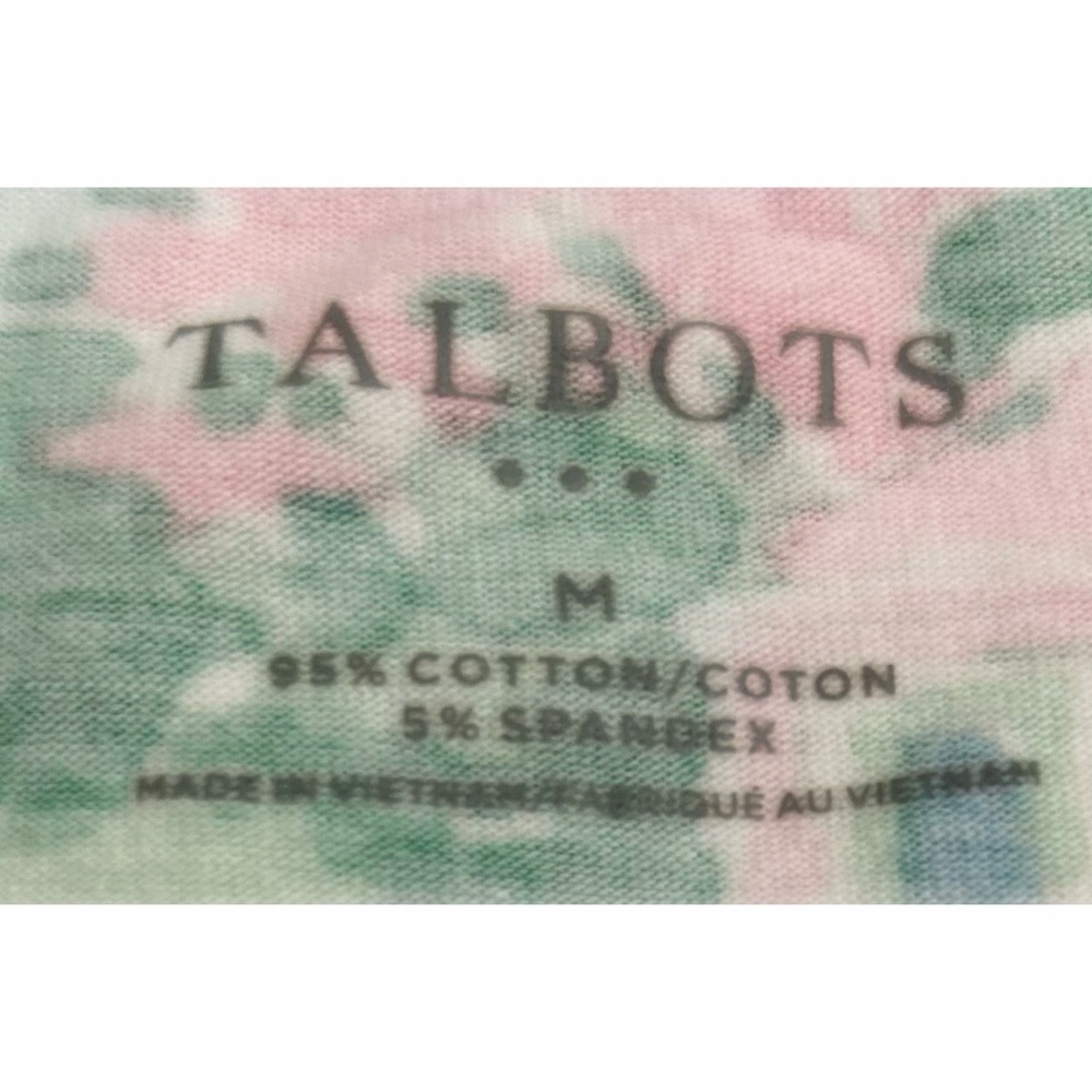 Talbots Multicolor Seaside Print Mosaic Floral To… - image 7
